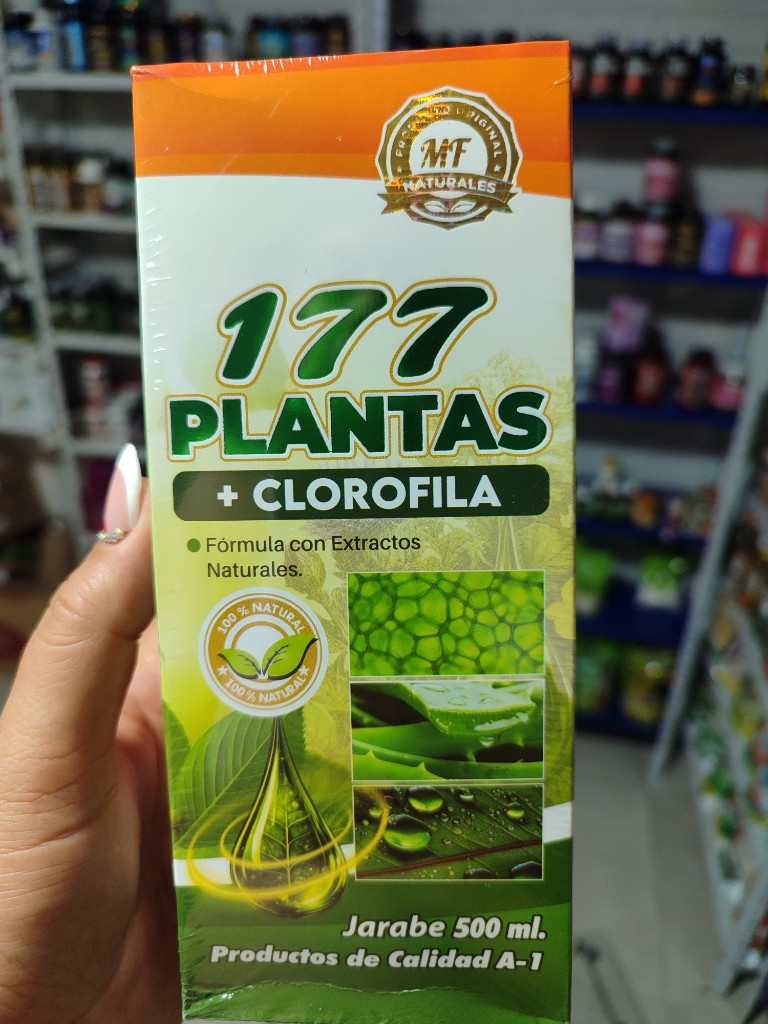 177 Plantas Clorofila jarabe 500ml