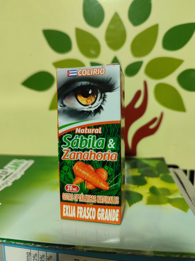 Colirio Natural Sabila & Zanahoria 20ml
