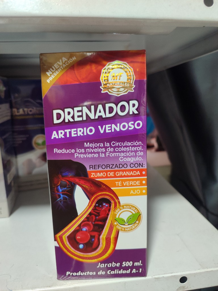 Drenador arterio venoso 500ml