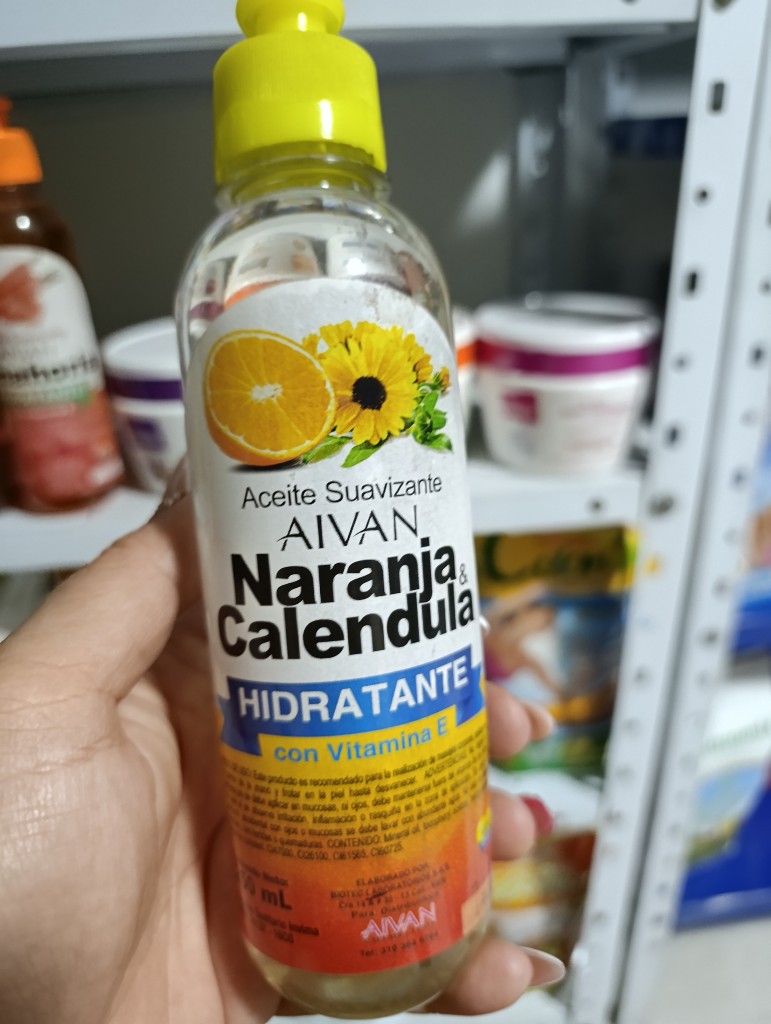 AIVAN aceite suavizante naranja y calendula
