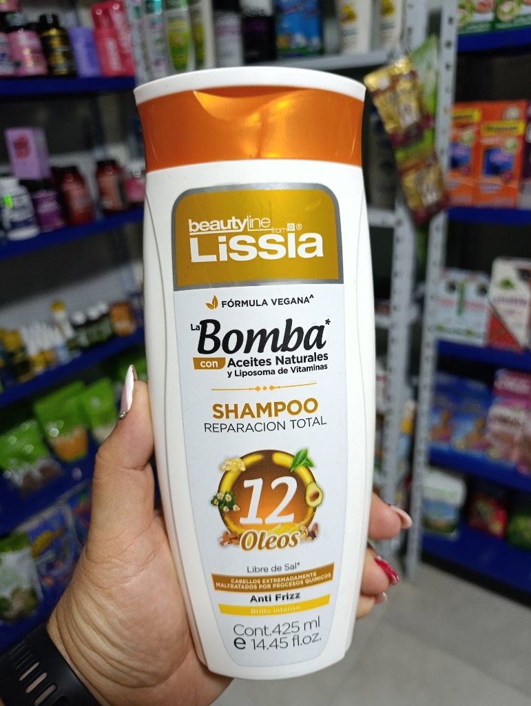Lissia shampoo Bomba 12 oleos