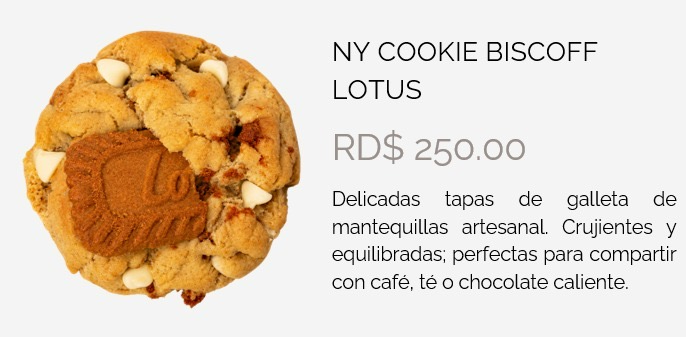 NY Cookie Biscoff Lotus