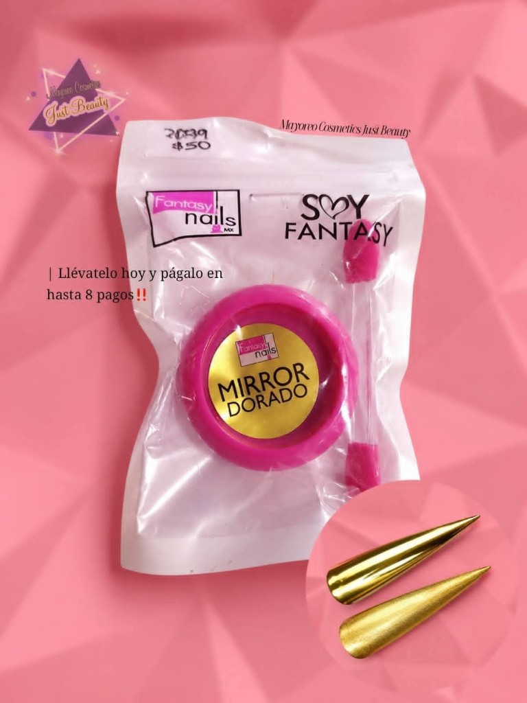 Efecto Dorado Fantasy Nails