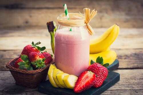 Batido mixto agua
