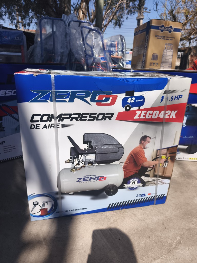 compresor 42L azul cadena zero