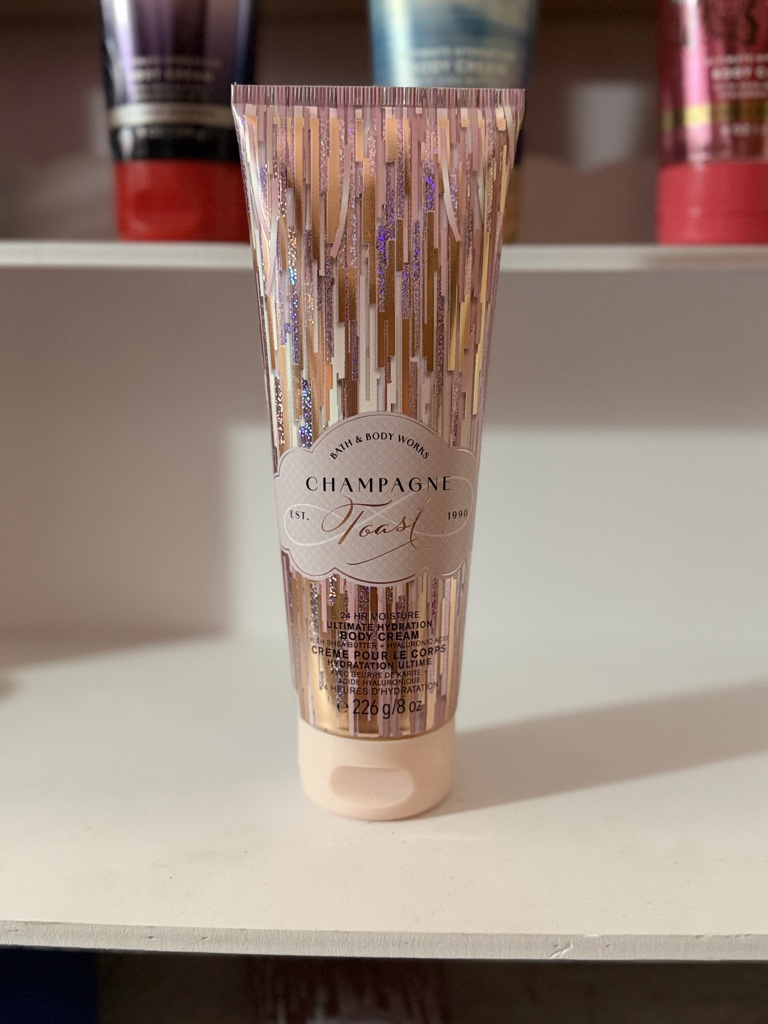 Champagne toas crema