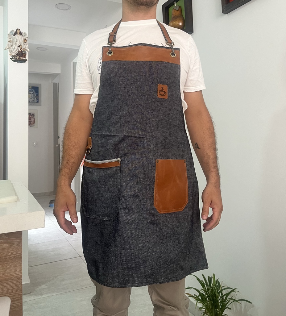 Delantal en denim