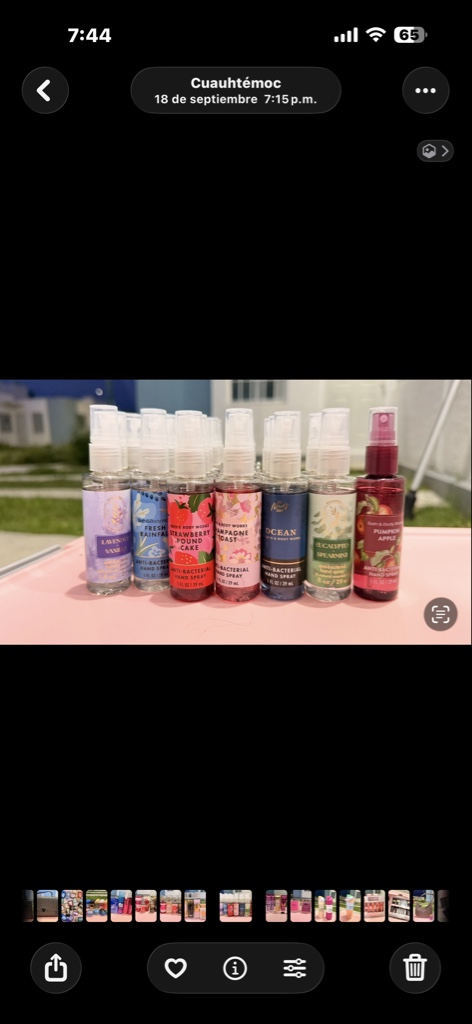 Bath & Body Works spray