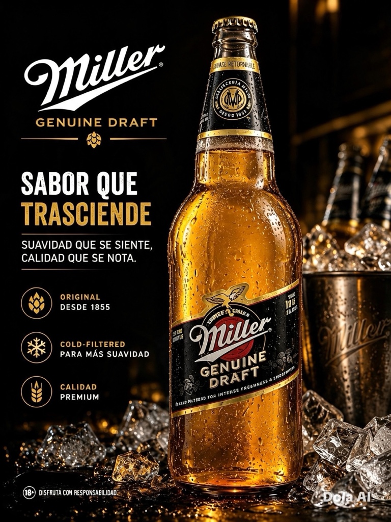 Miller Genuine Draft cerveza