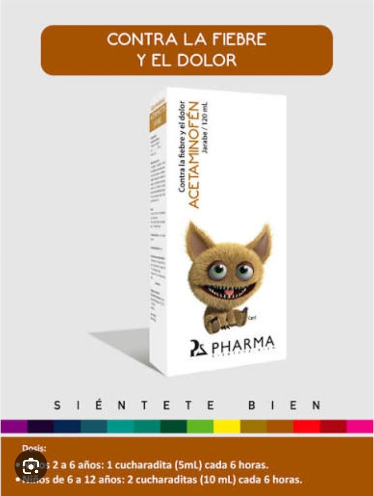 Acetaminofen Ps Jarabe 120mL Ps Pharma