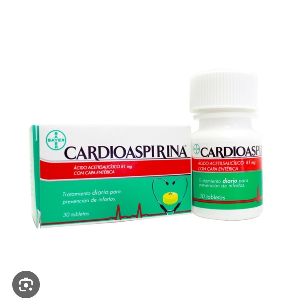 Cardio aspirina frasco #1