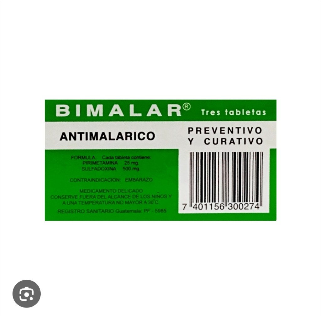BIMALAR CAJA X3 TAB