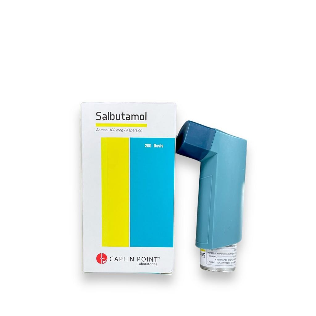 Salbutamol hinalador caplin