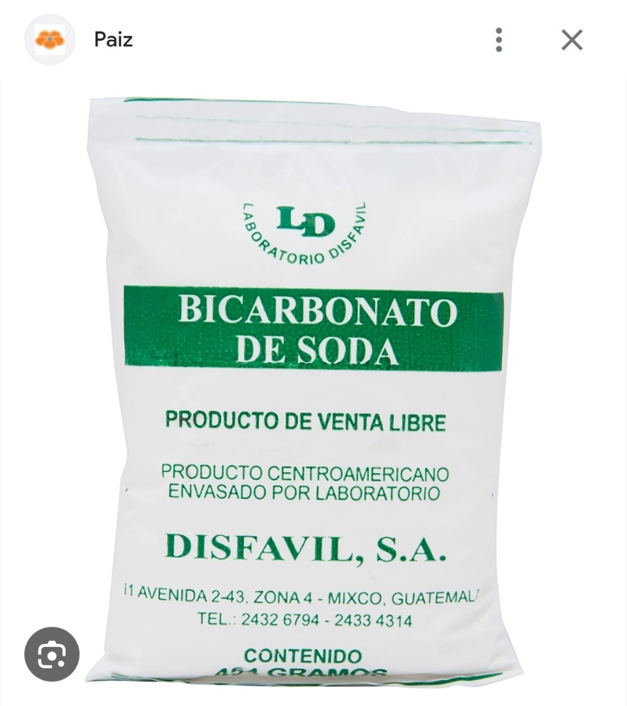 bicarbonato x1 libra