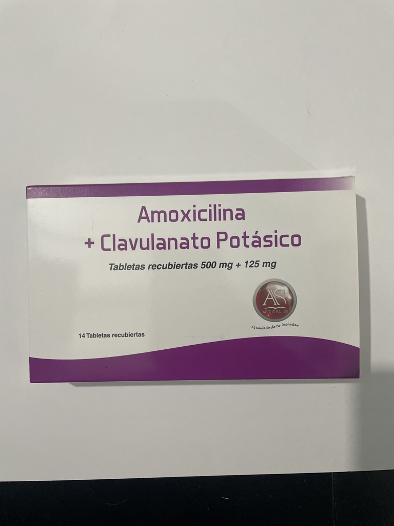 amoxicilina+ acido clavulanico 625MG  de argus