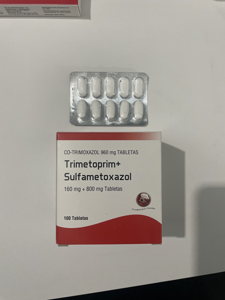 Trimetoprim + Sulfametoxazol x10 tabletas (Argus)