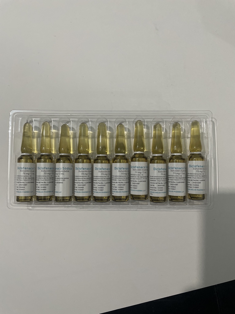 Diclofenaco x10 ampollas Argus