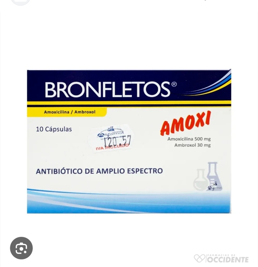 Bronfletos Amoxi Capsulas