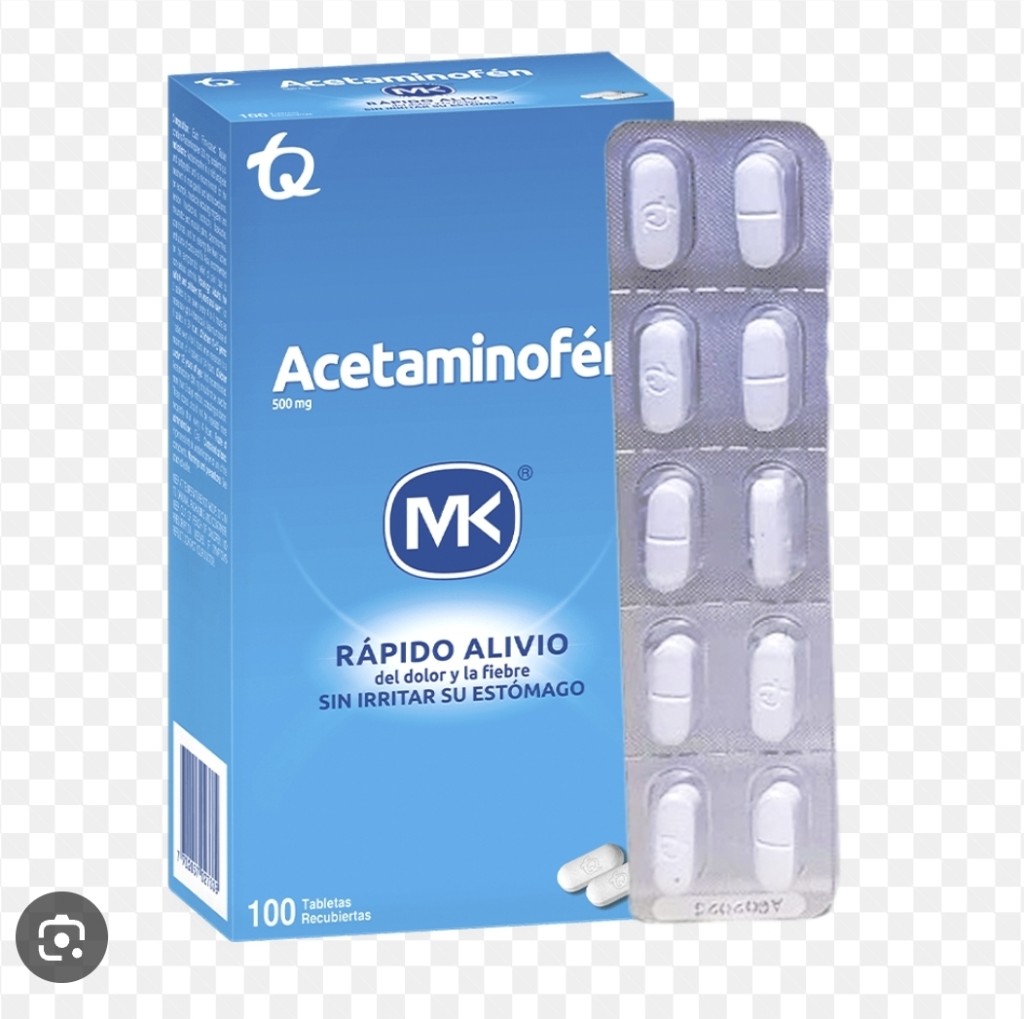 Acetaminofen tabletas MK eco