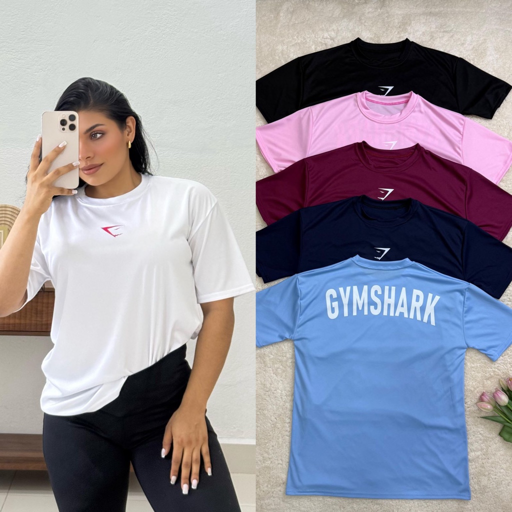 Gymshark camiseta deportiva blanca