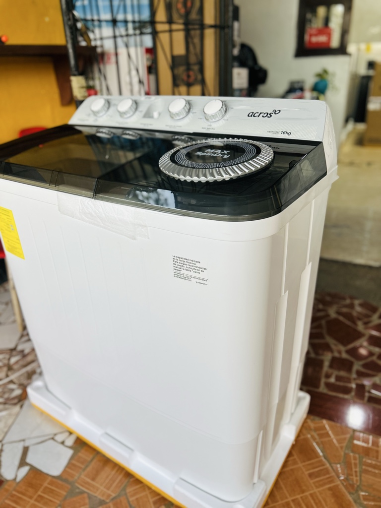 Acros lavadora blanca 16kg