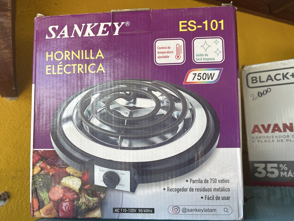 Sankey hornilla electrica 750W