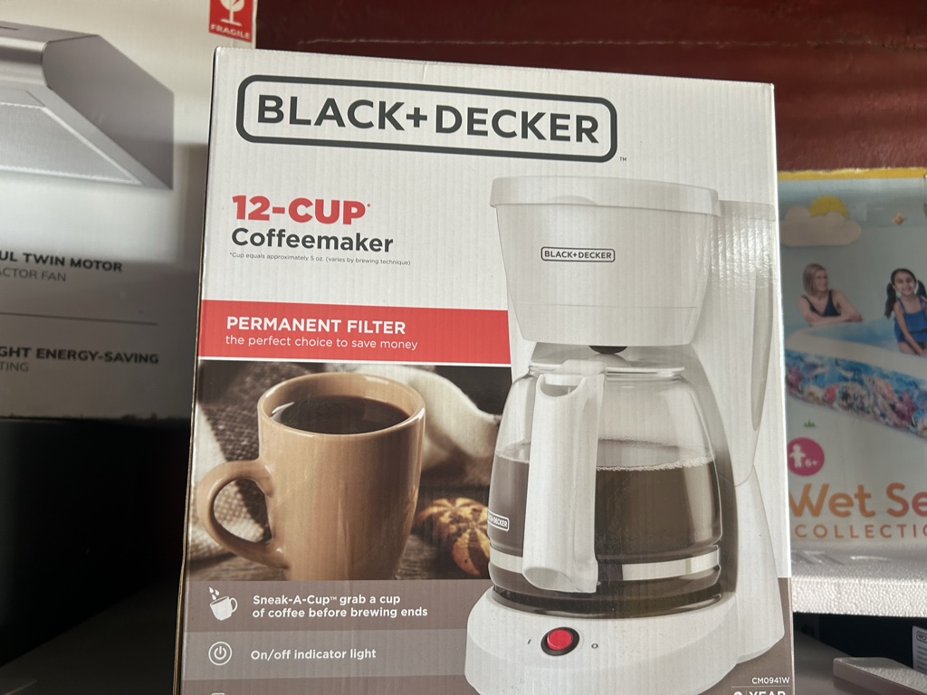 BLACK+DECKER cafetera 12 tazas