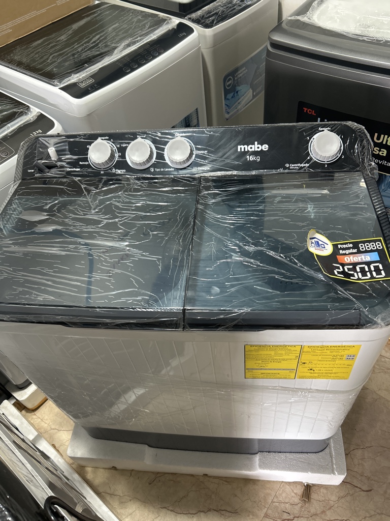 Mabe blanca lavadora  16kg