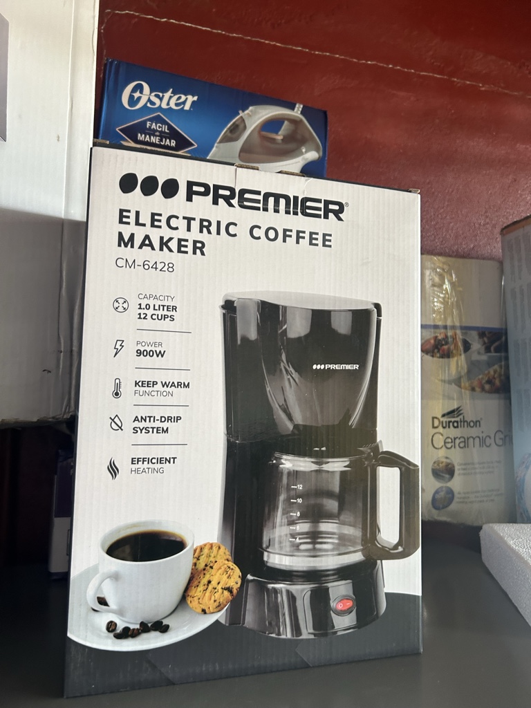 Premier cafetera electrica negra