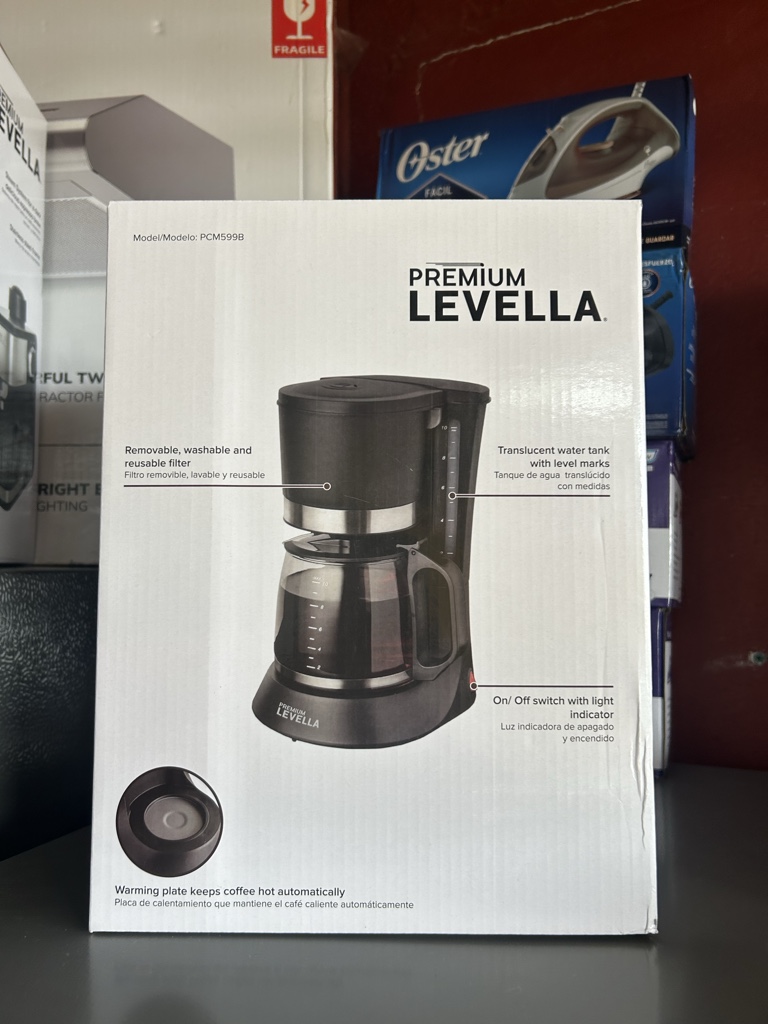 Levella cafetera negra