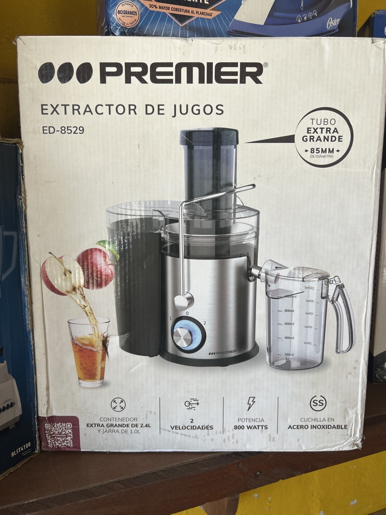 Premier extractor de jugos acero