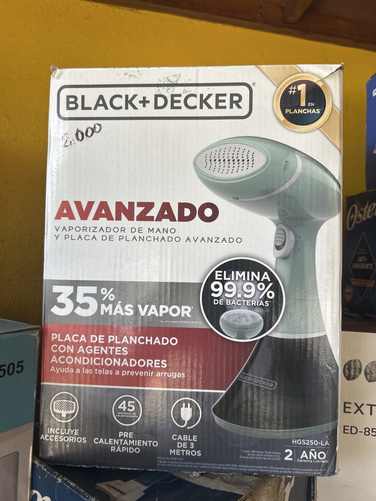 Black+Decker vaporizador de mano verde