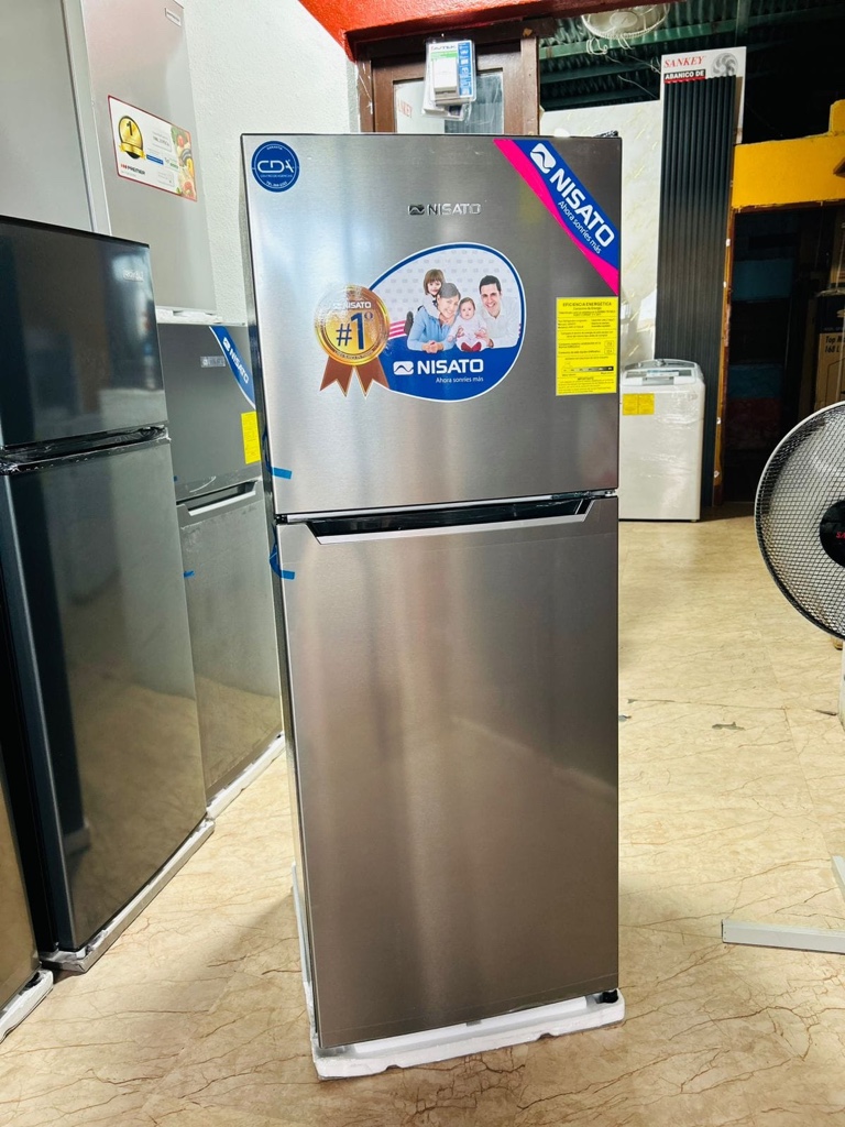 Nisato refrigeradora gris No frost