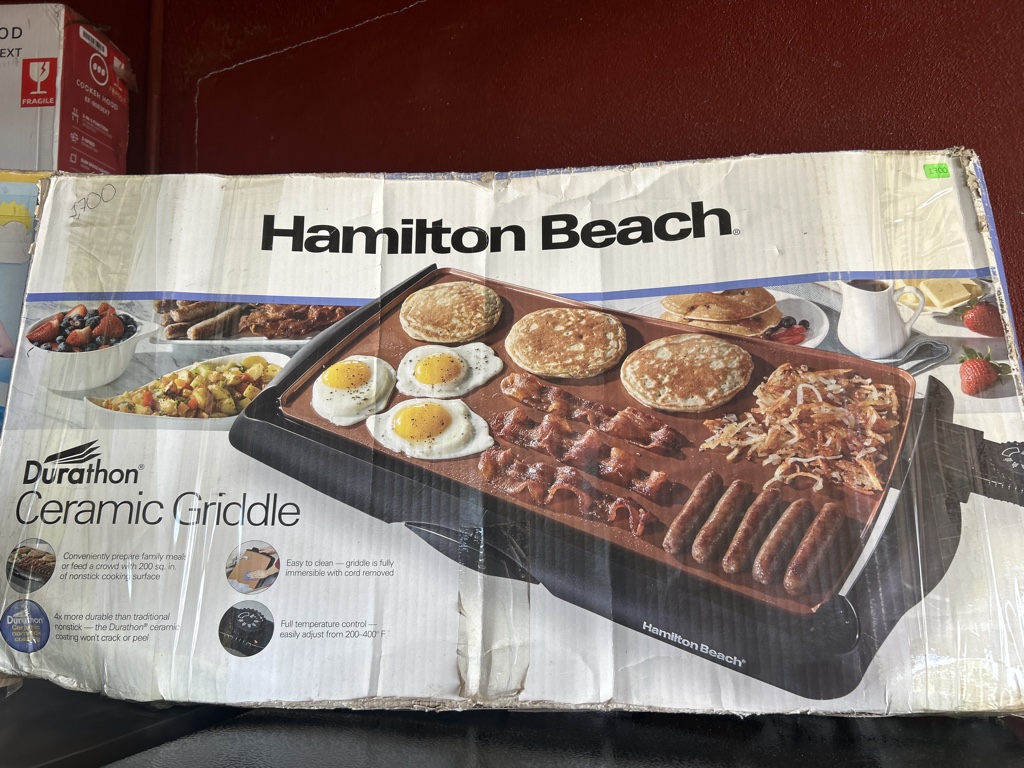 Hamilton Beach parrilla electrica