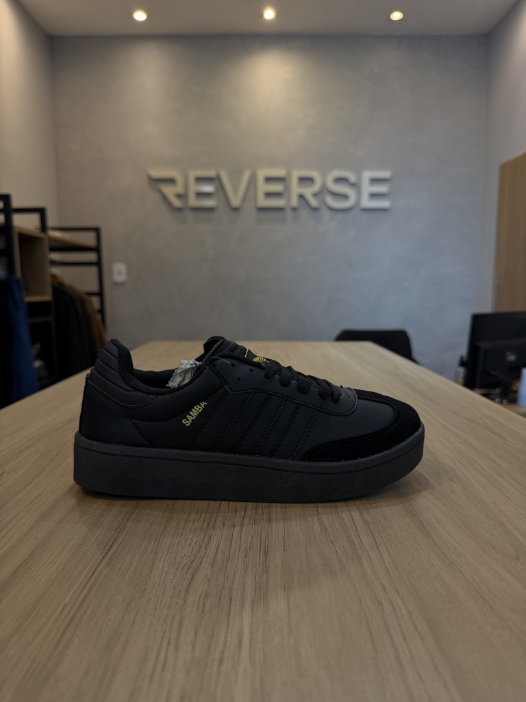 ADIDAS SAMBA - PRETO/PRETO