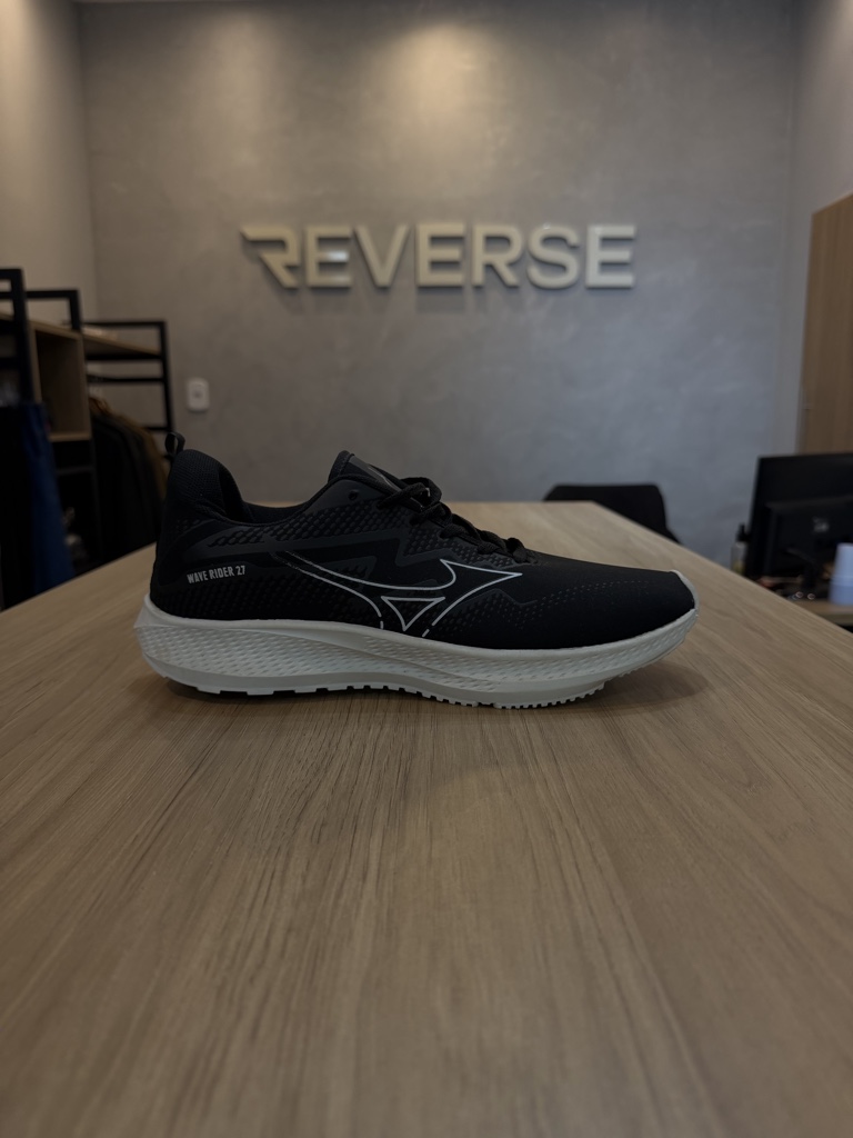MIZUNO WAVE RIDER PRETO BRANCO