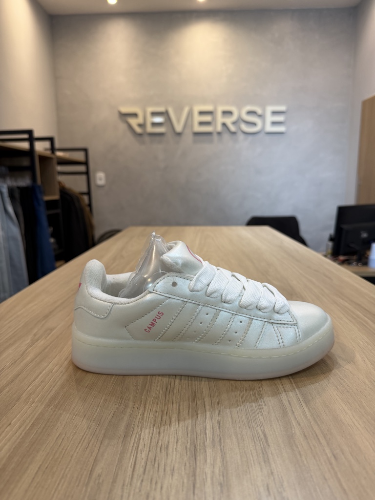 ADIDAS CAMPUS BRANCO ROSA