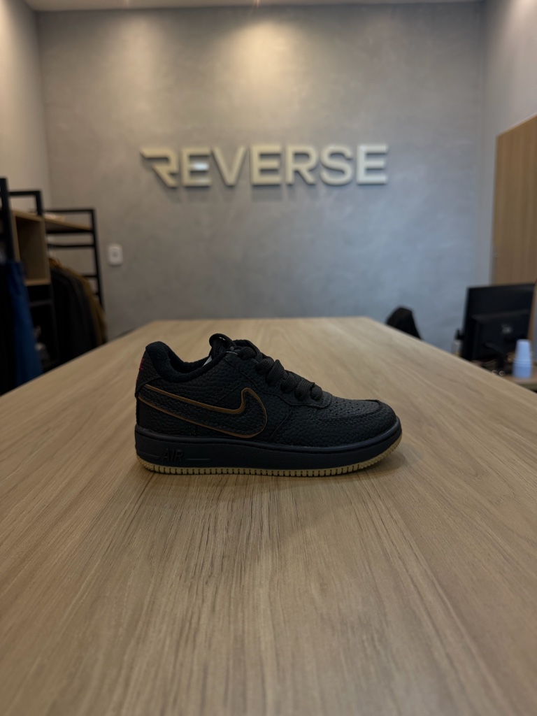 Nike Air force preto infantil