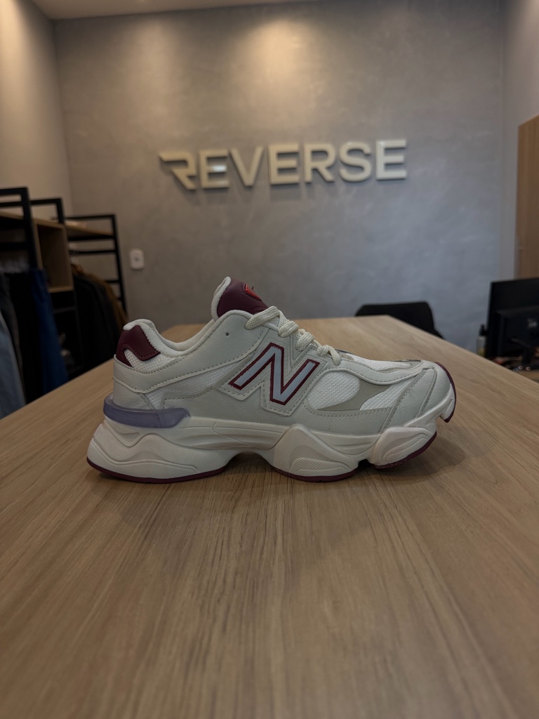 NEW BALANCE 9060 OFF WHITE BORDO