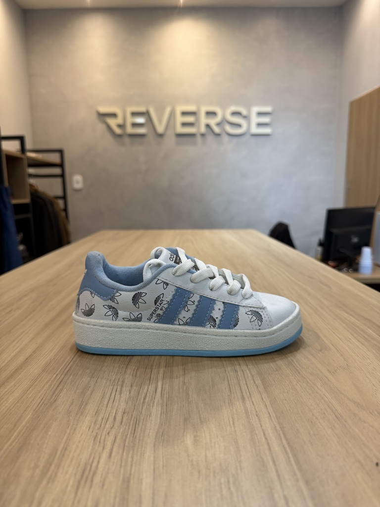 adidas Superstar azul infantil