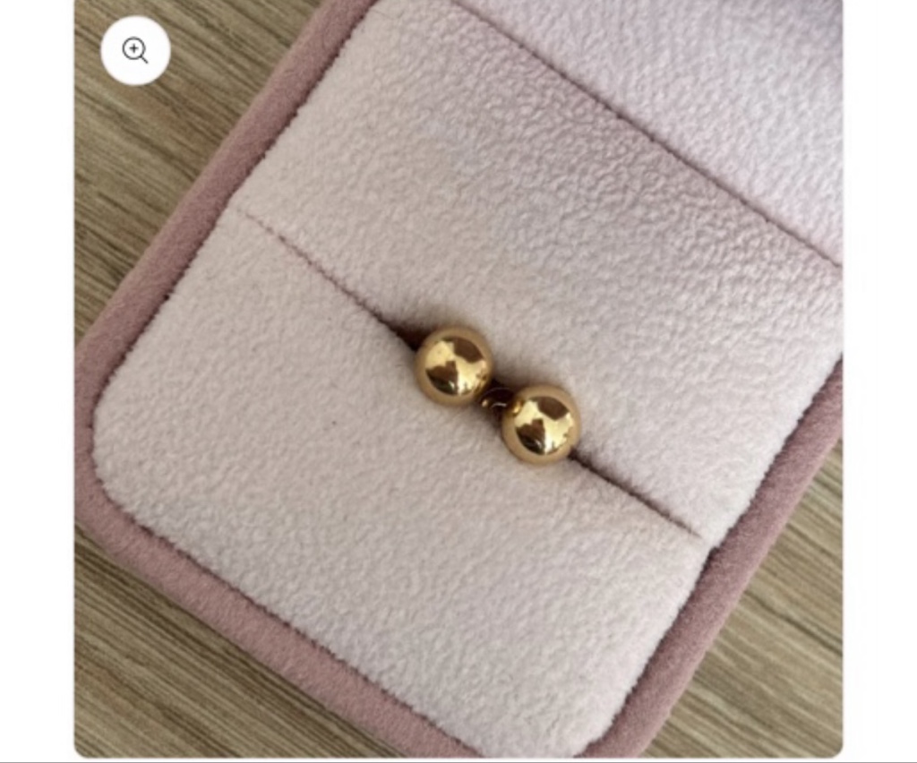 TOPOS BOLA LISA 6MM ORO AMARILLO COL 18K - 0,71GR