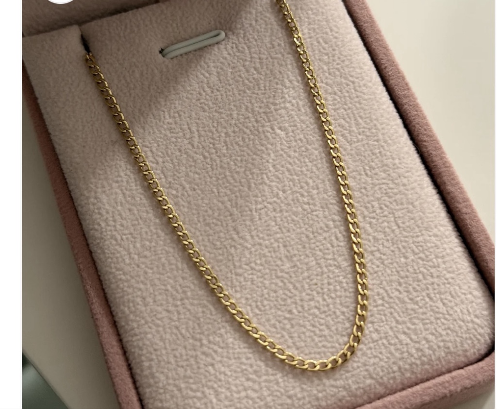 CADENA CUBANA 2.5MM ORO AMARILLO ITALY 18K 60CM - 2,7GR