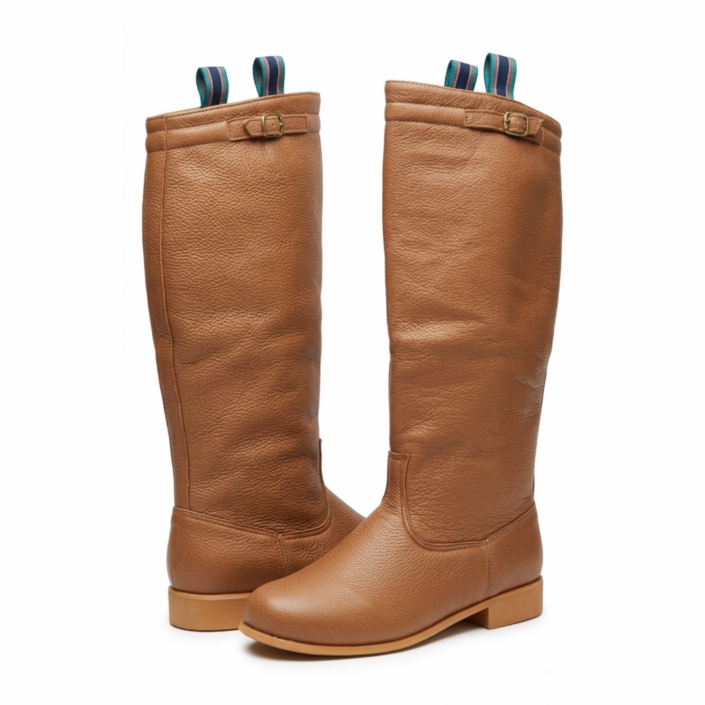 Botas marrones de cuero