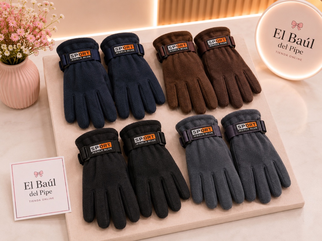 Guantes de polar adulto