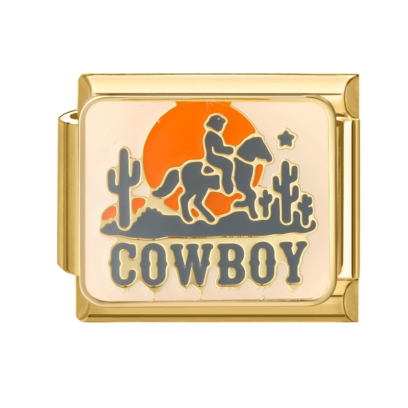 Charm COWBOY DORADO
