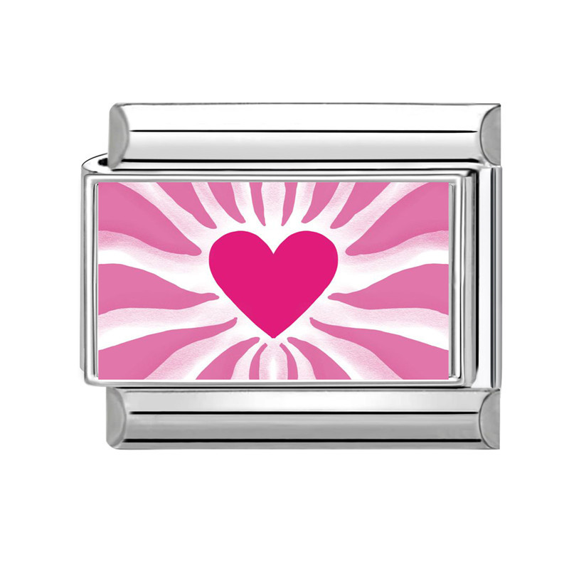 Charm Corazón rosa