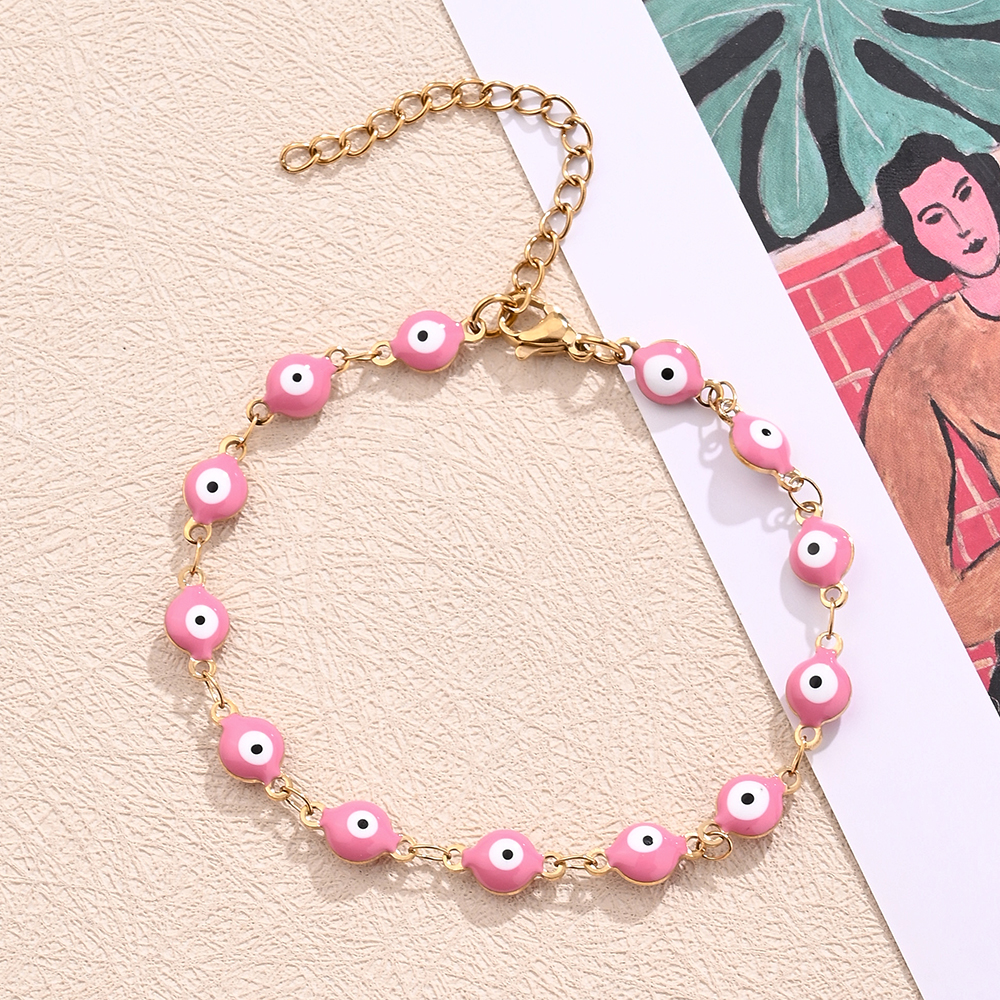 Pulsera Ojo Turco rosa