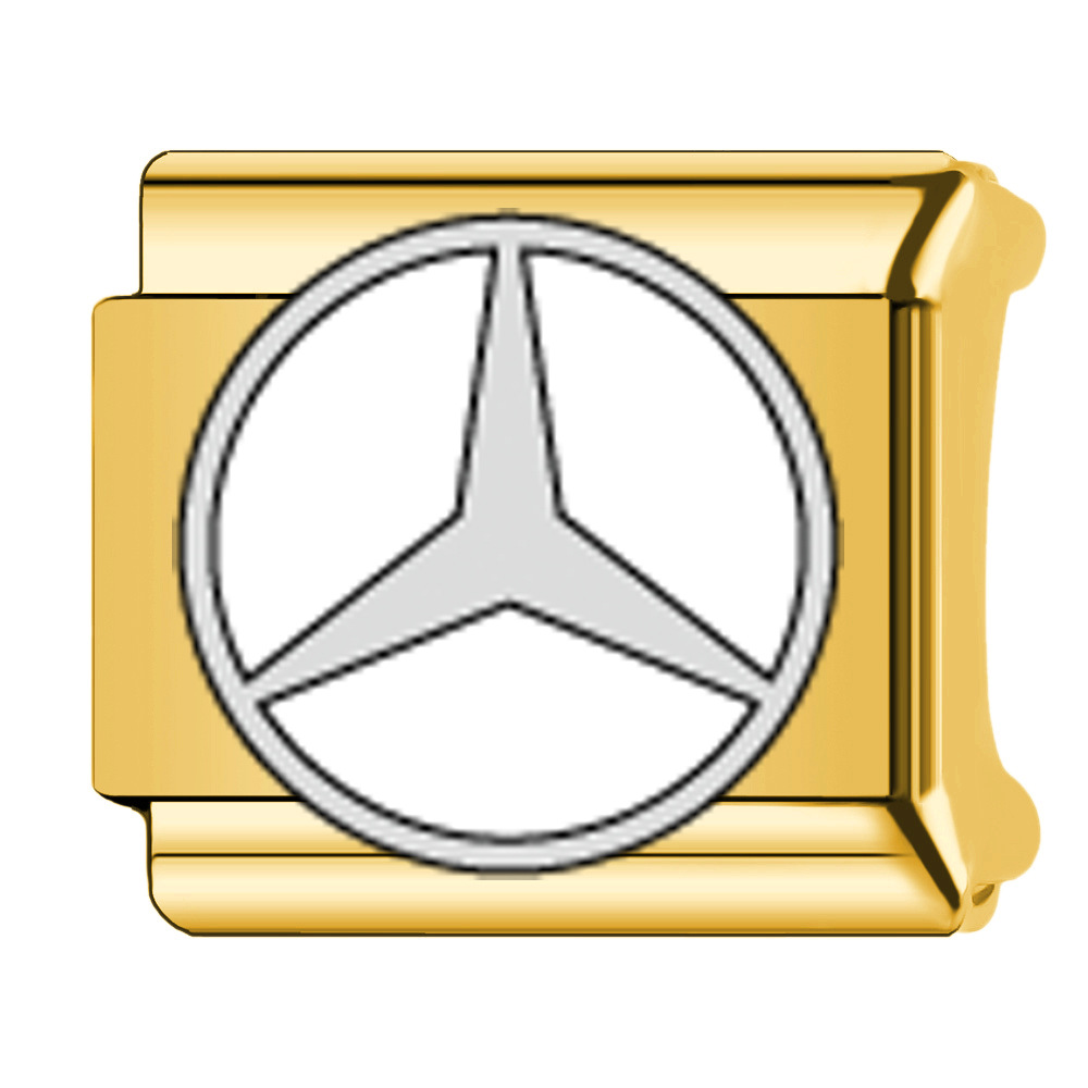 Charm Mercedes dorado