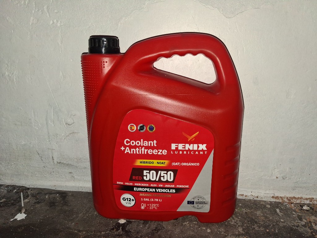 Liquido refrigerante fenix 50/50 rojo