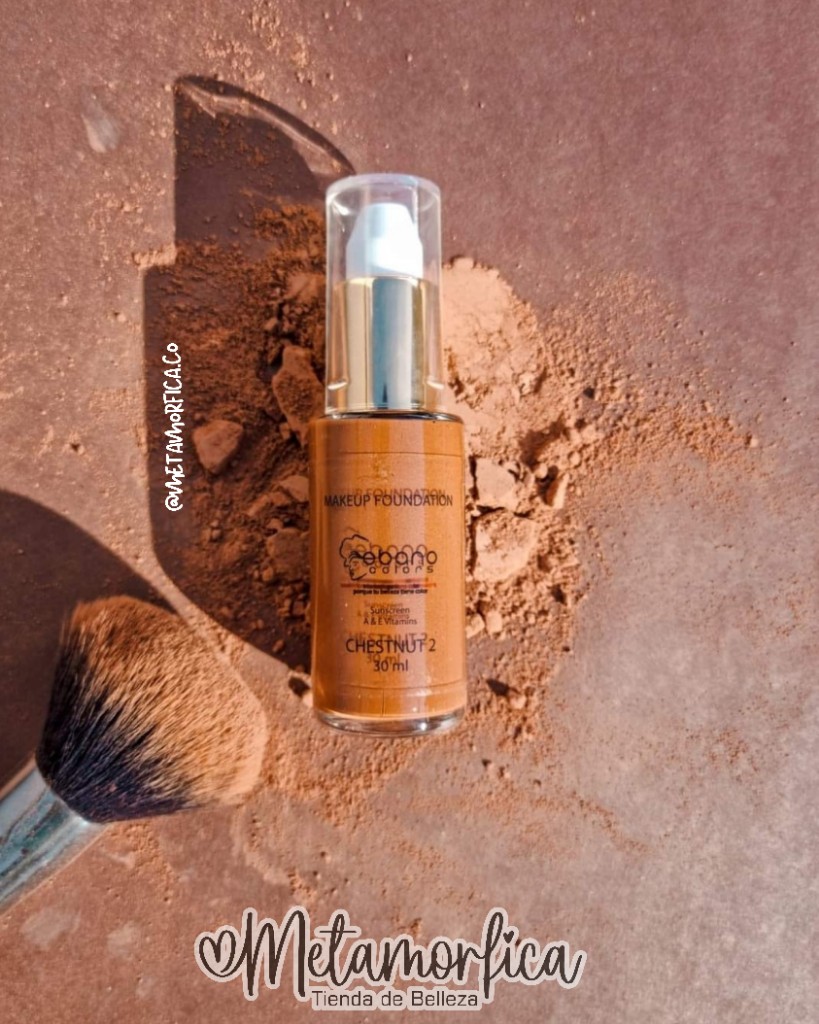 Base de maquillaje ebano marrón 1